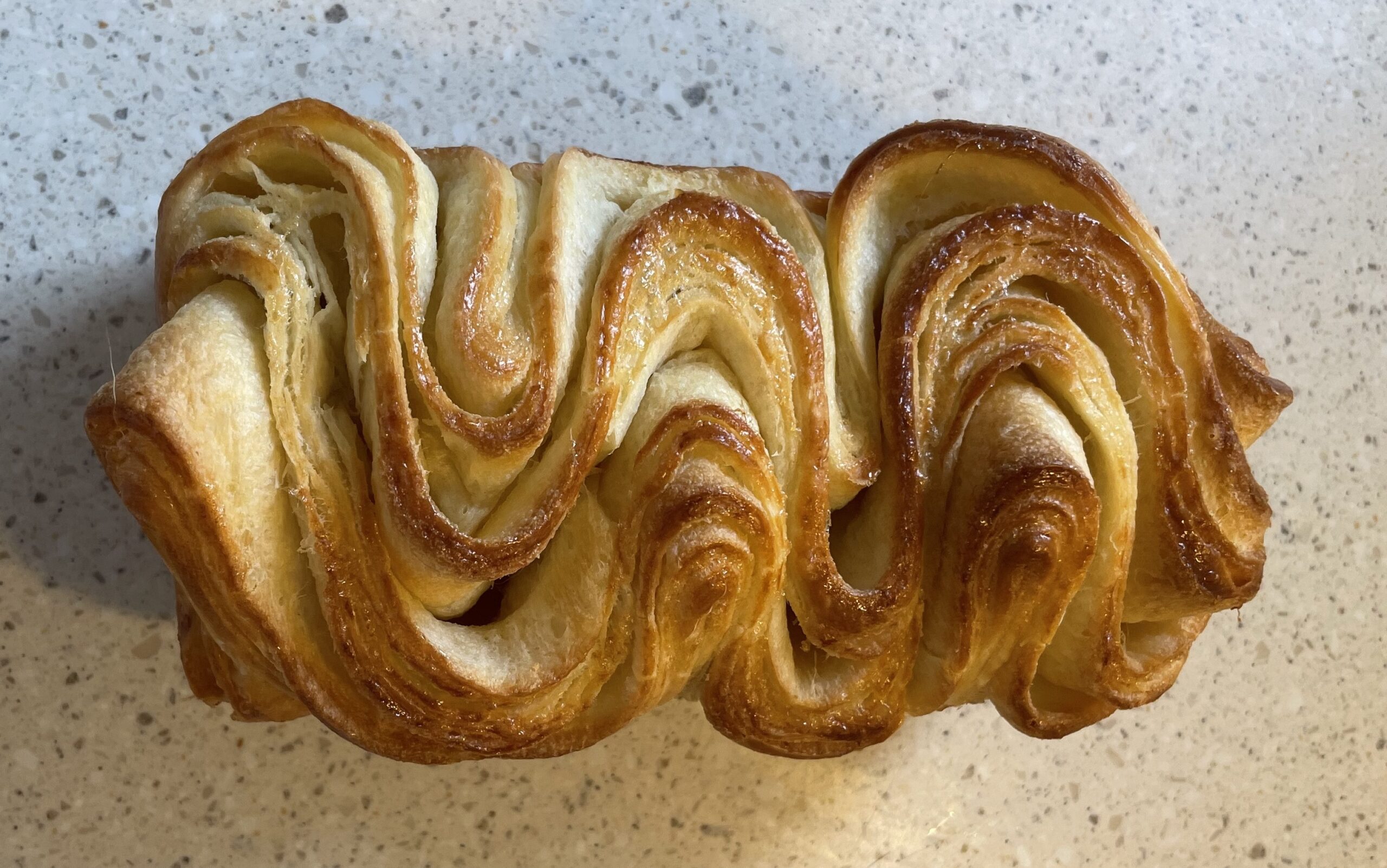 Brioche feuilletée maison. Recette originale.